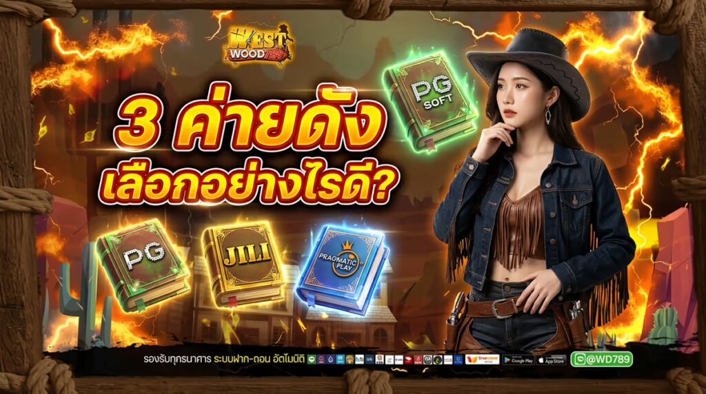 เปรียบเทียบค่ายเกมดังใน WESTWOOD789: PG, JILI, Pragmatic ค่ายไหนถูกใจคนไทย?